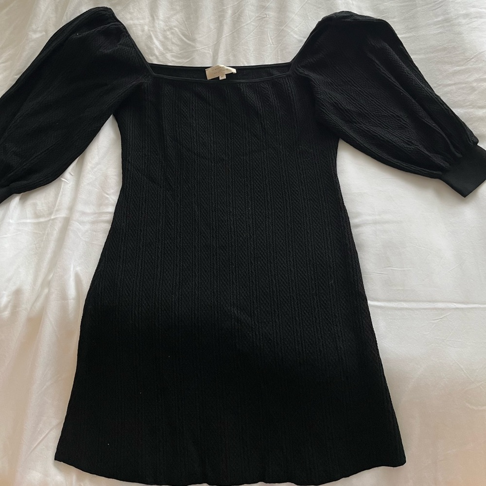 Sezane Black Clelia Dress XL - Picture 2 of 5